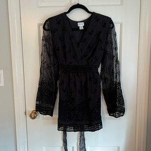 Motherhood Maternity V-Neck Tunic Top, Black